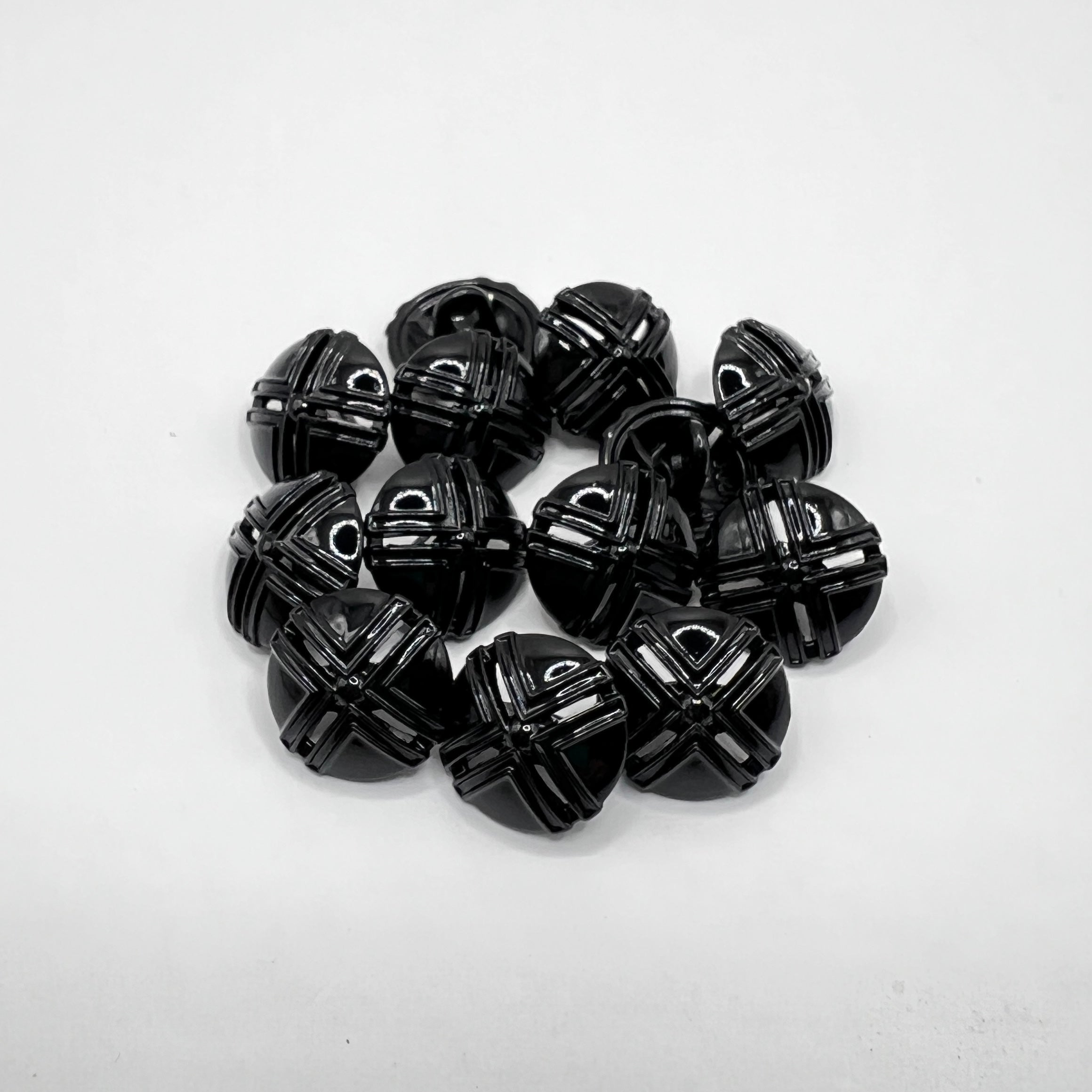 Cross Dome Kurta Button
