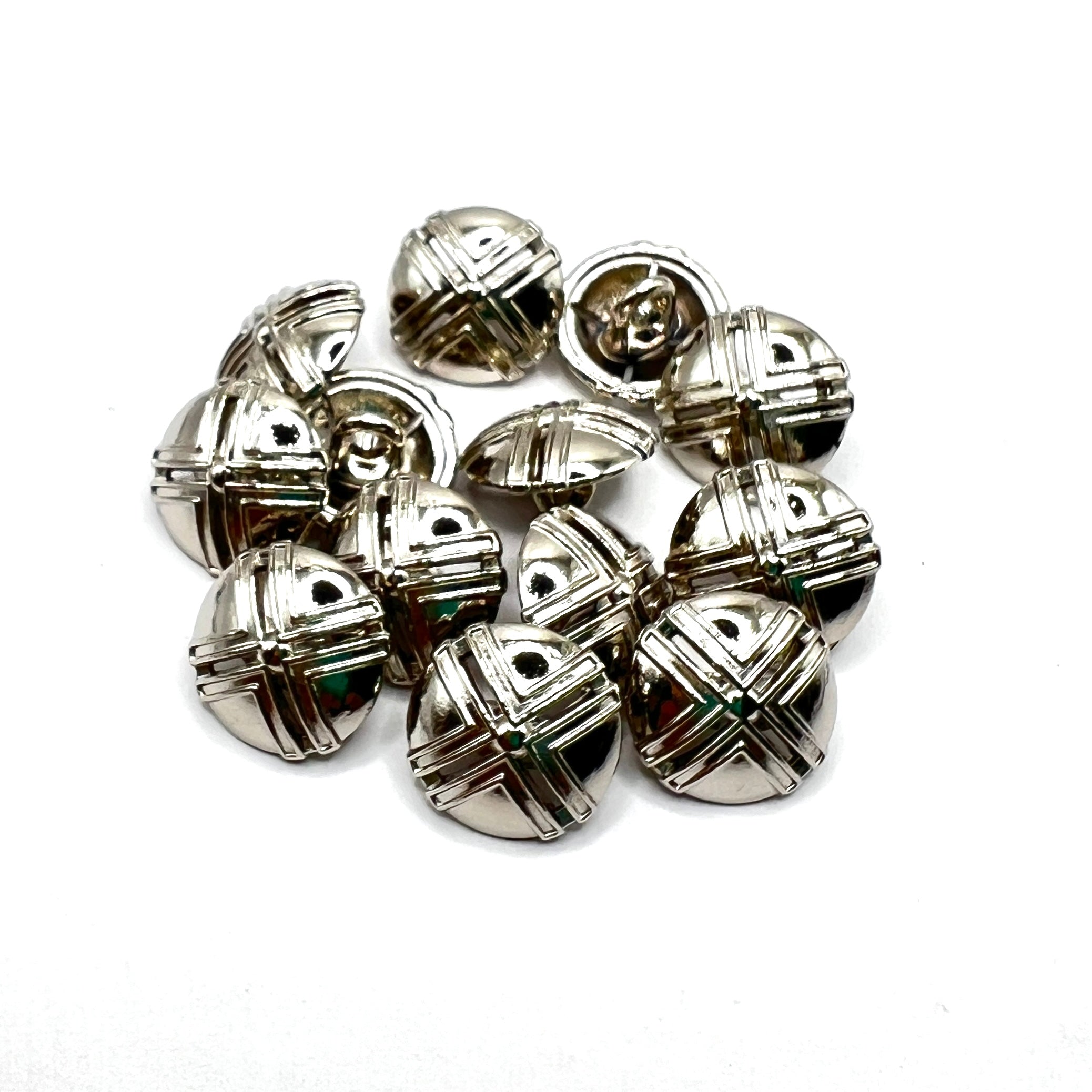 Cross Dome Kurta Button