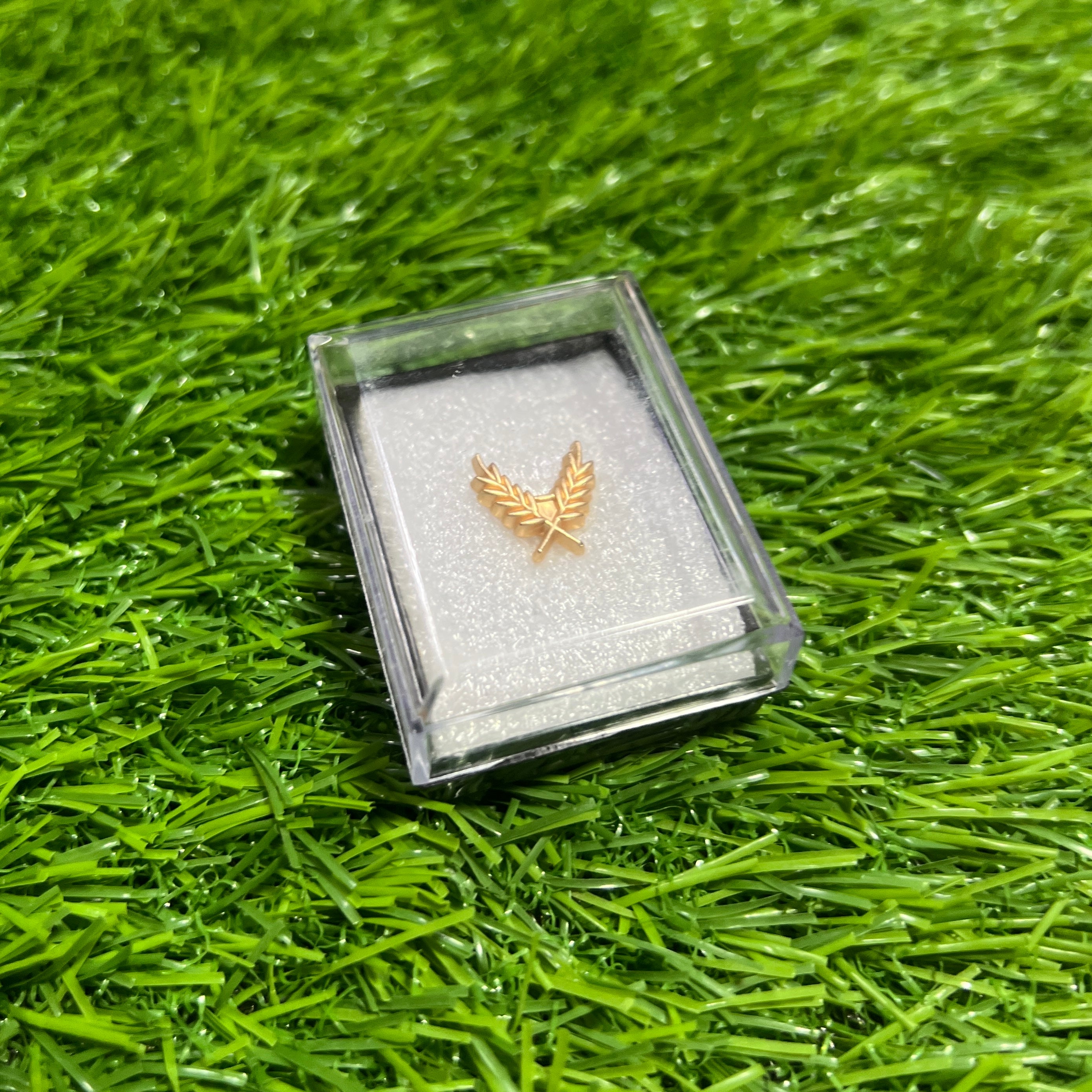 Gilded Triumph Lapel Pin