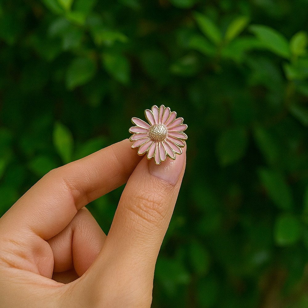 Daisy Plastic Buttons
