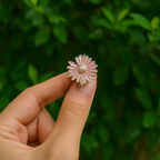 Daisy Plastic Buttons