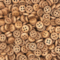 Dash Carved Wood Button