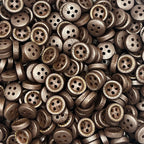 Dash Carved Wood Button