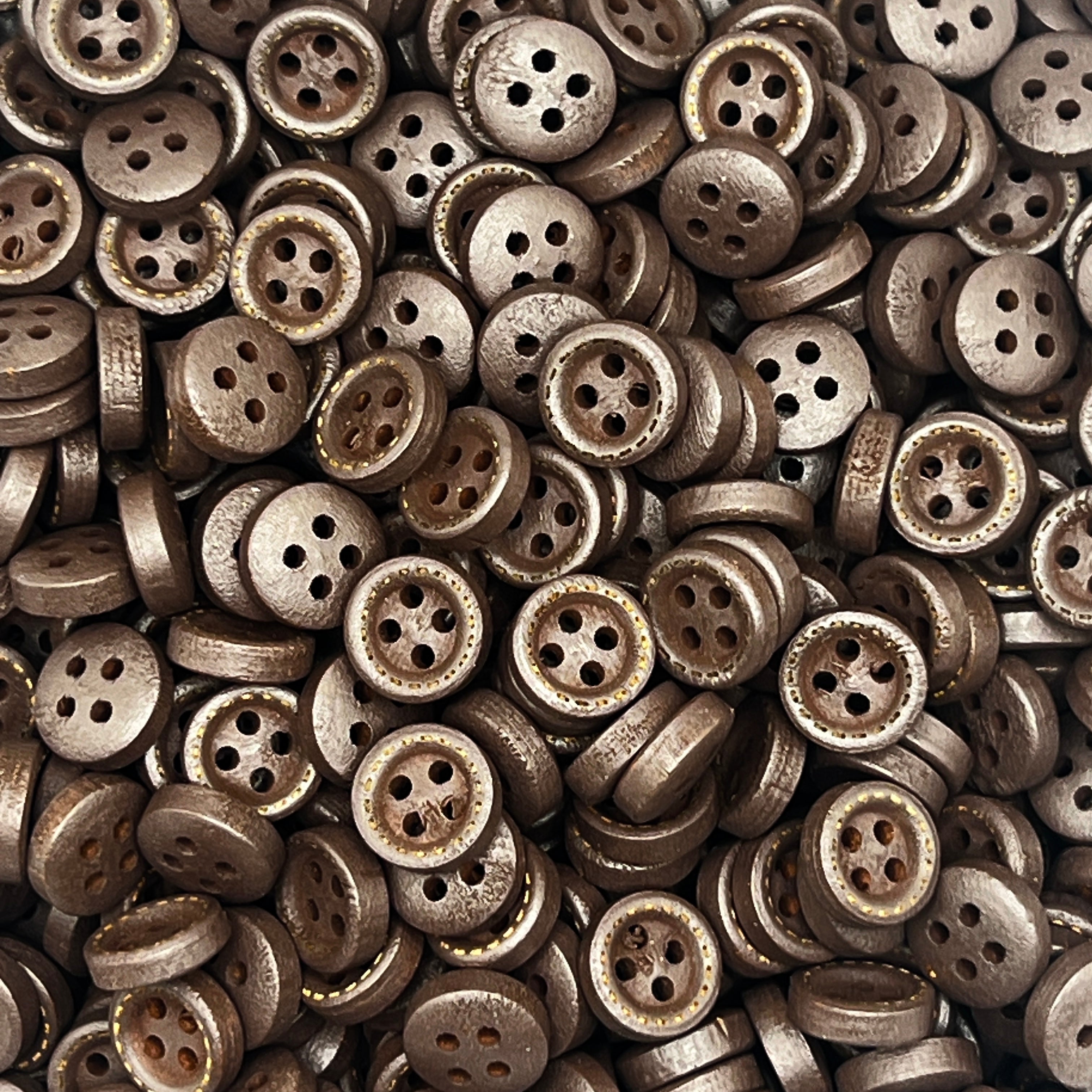 Dash Carved Wood Button