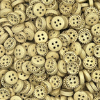 Dash Carved Wood Button