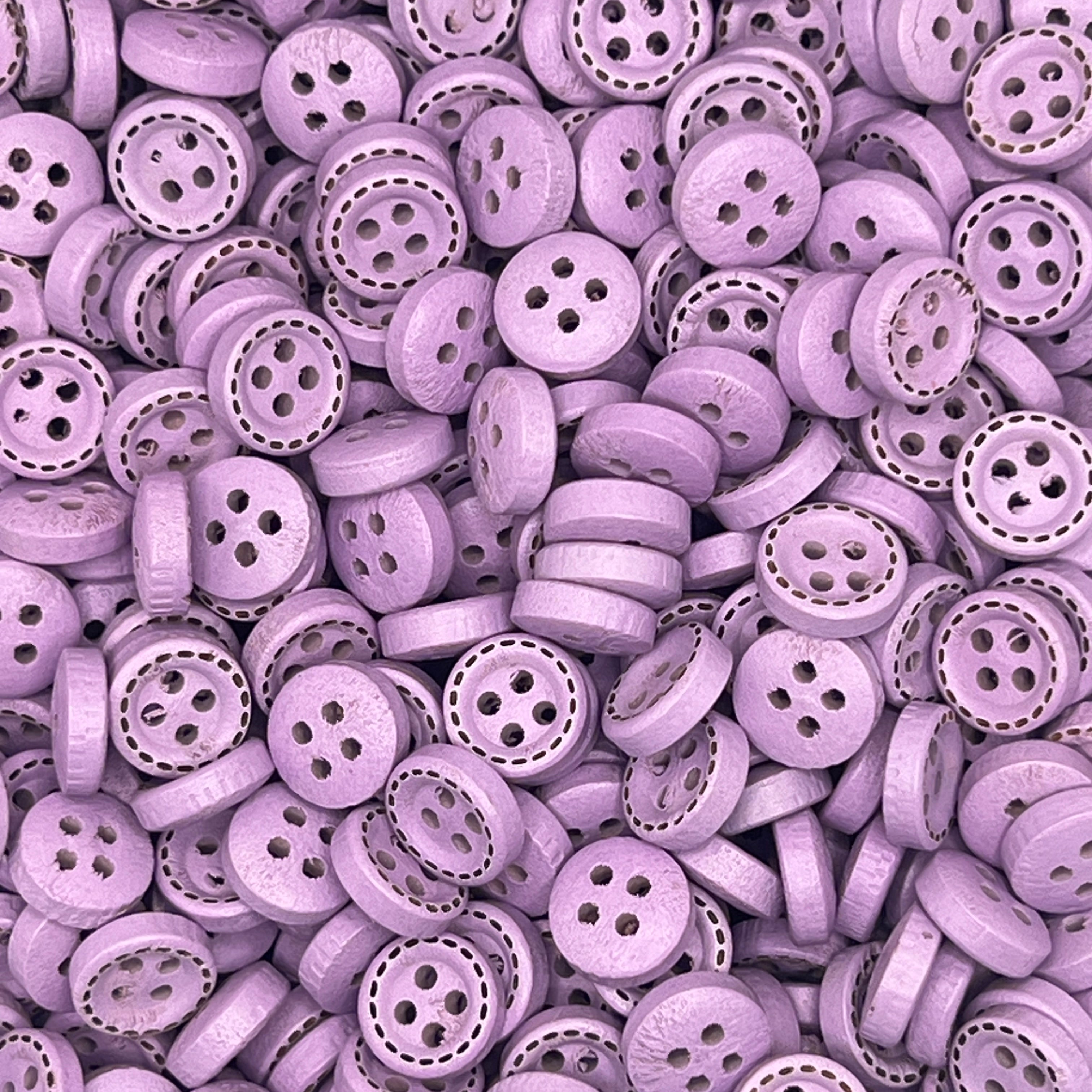 Dash Carved Wood Button