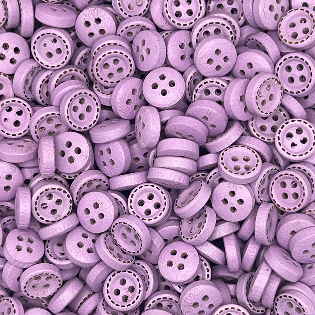 Dash Carved Wood Button