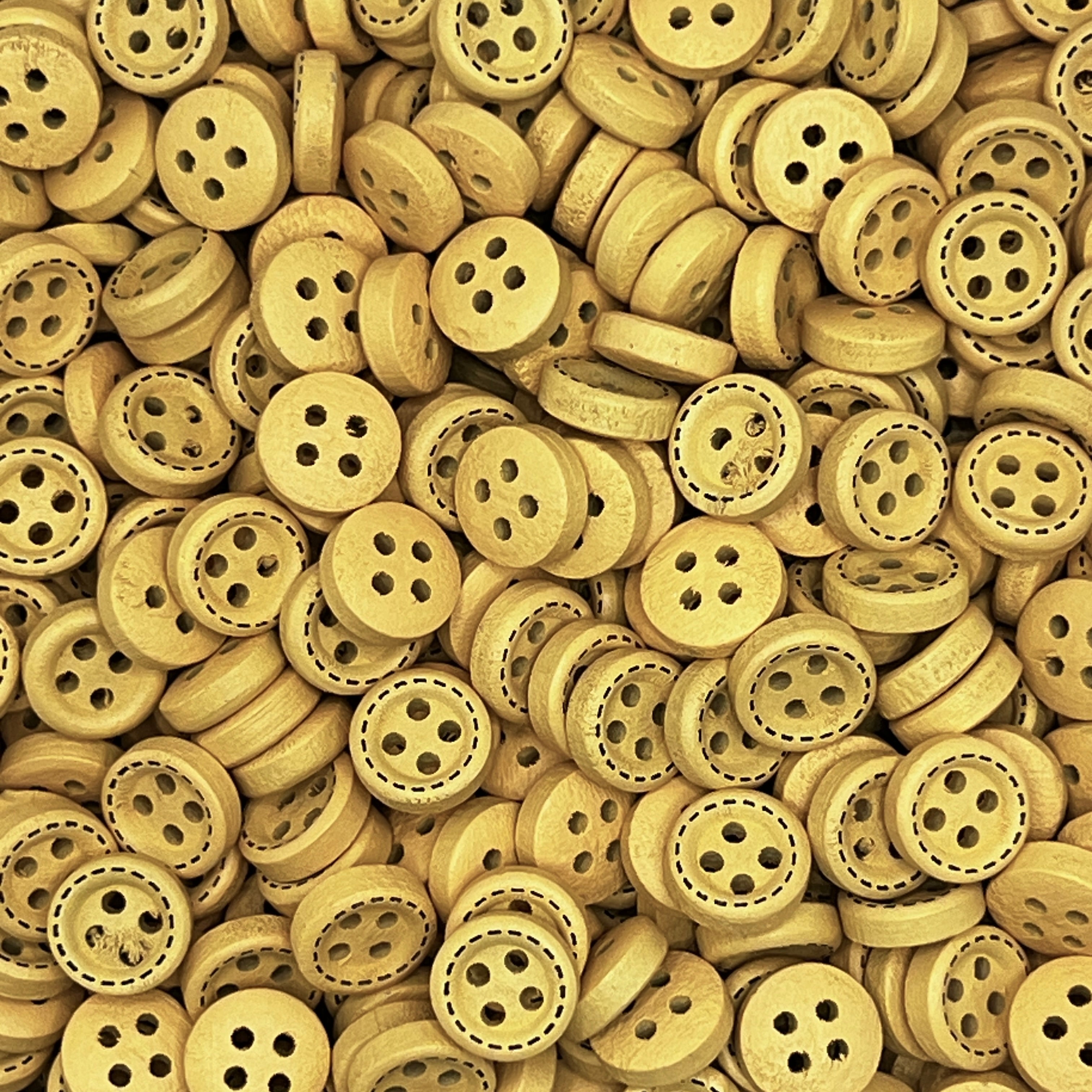 Dash Carved Wood Button