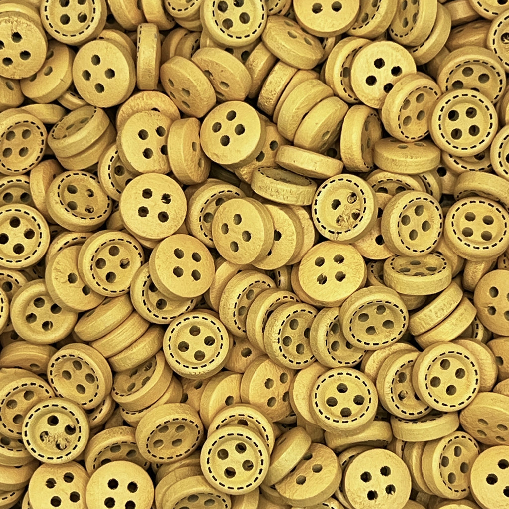 Dash Carved Wood Button