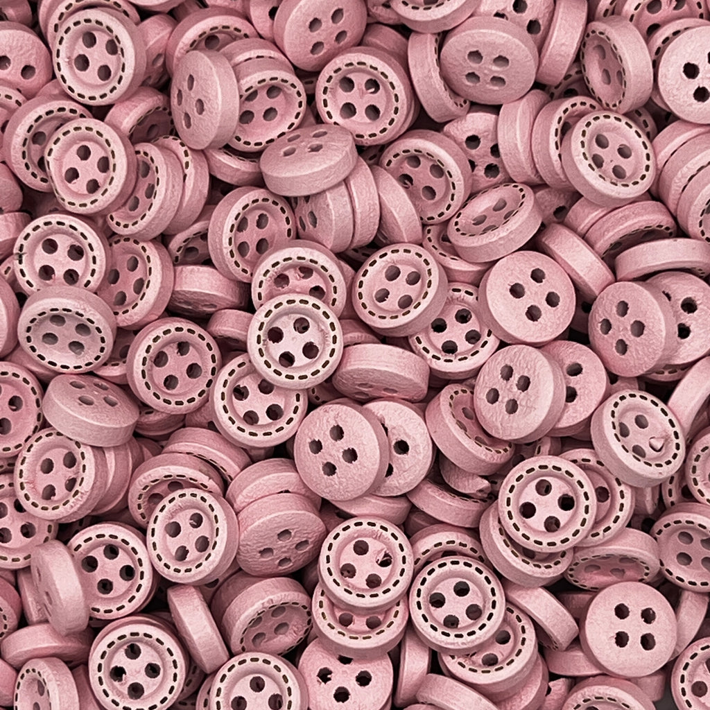 Dash Carved Wood Button