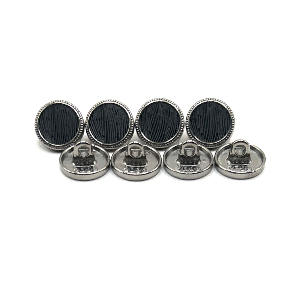 Rocky Gunmetal Kurta Button