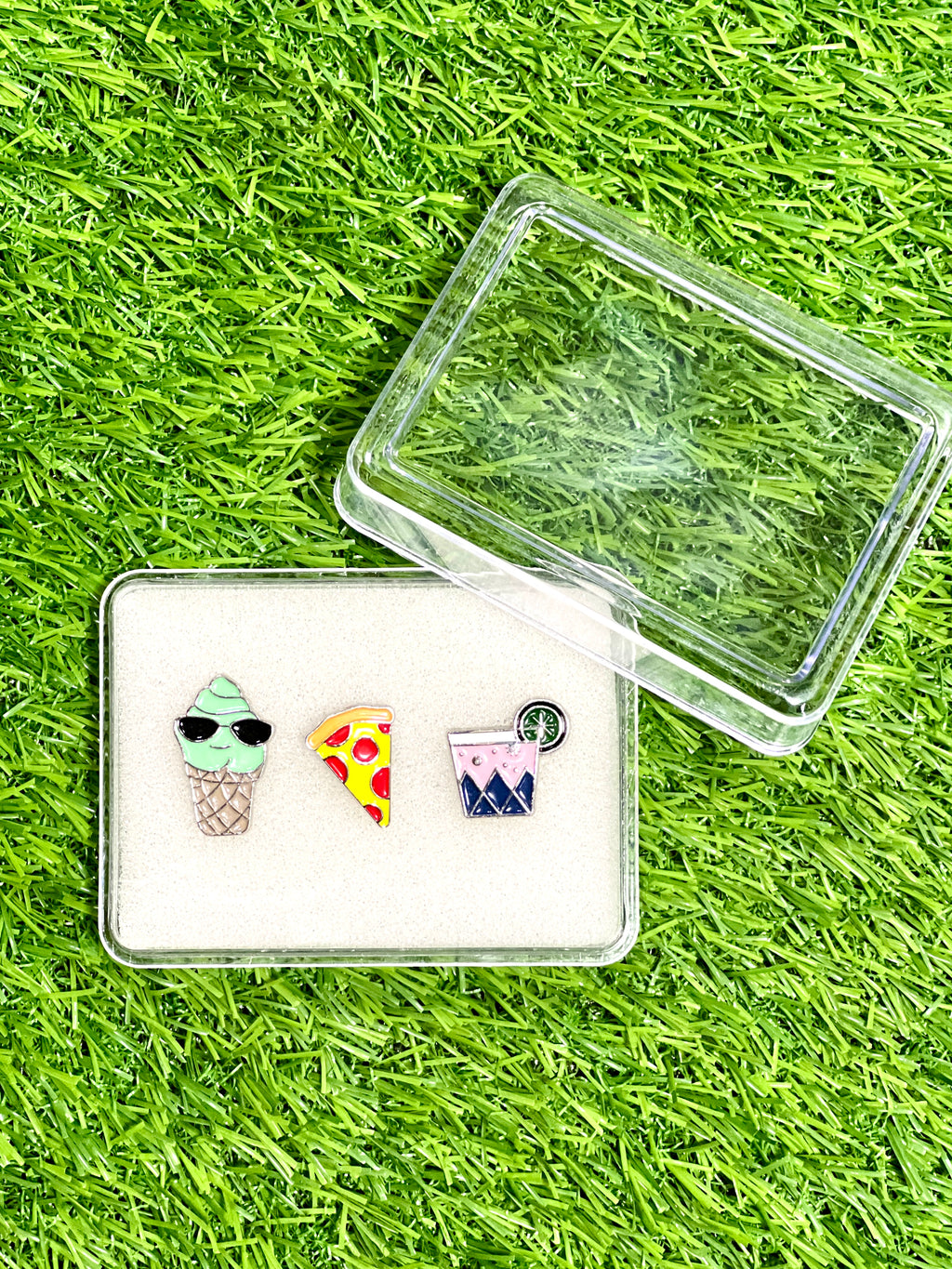Junk Food Lapel Pin Gift Box - Set of 3