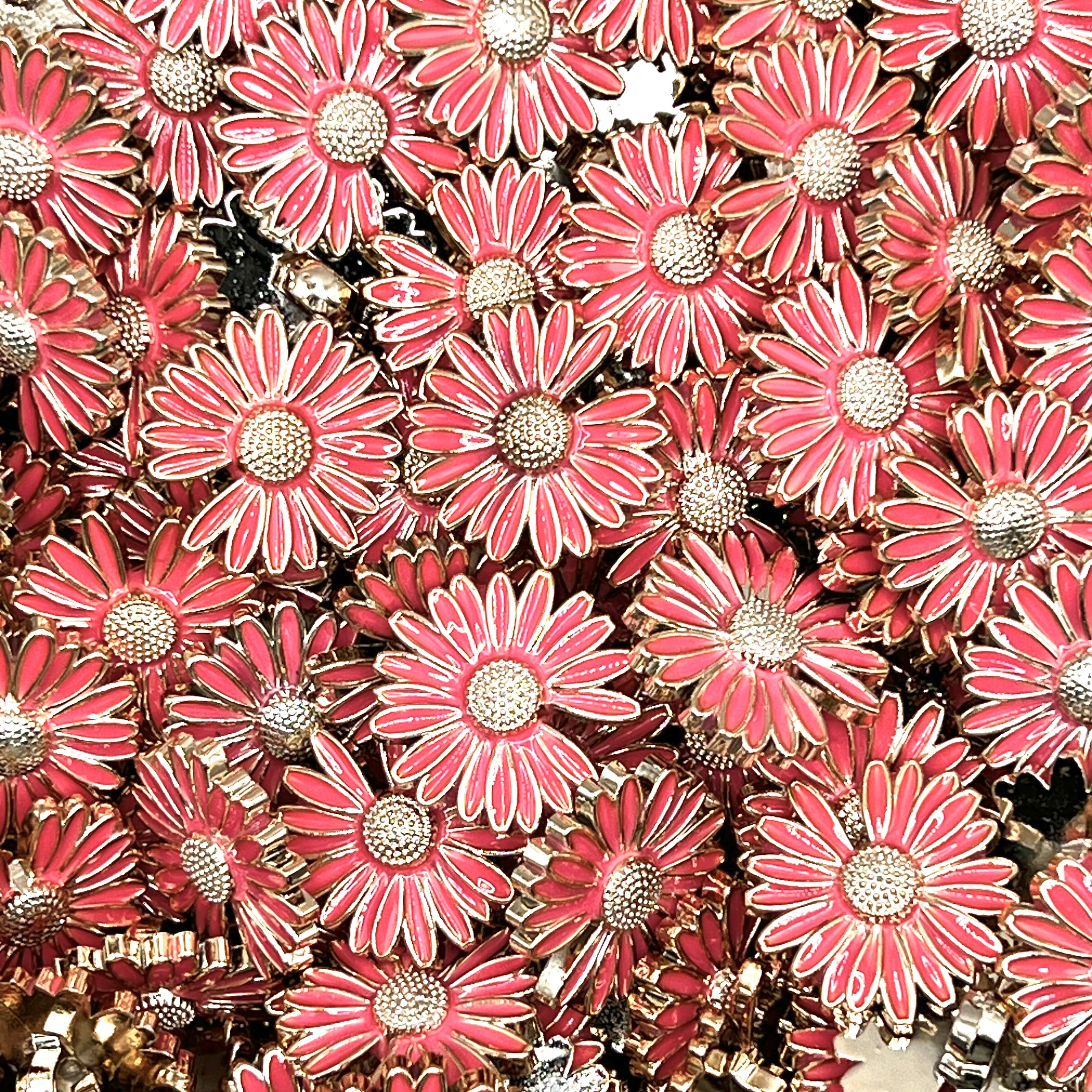 Daisy Plastic Buttons