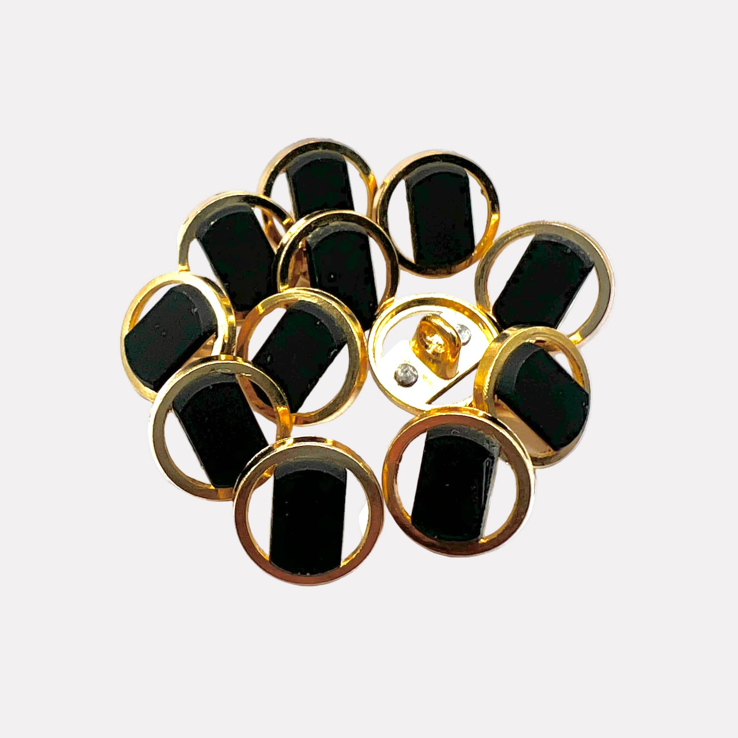 Eclipse Metal Kurta Button