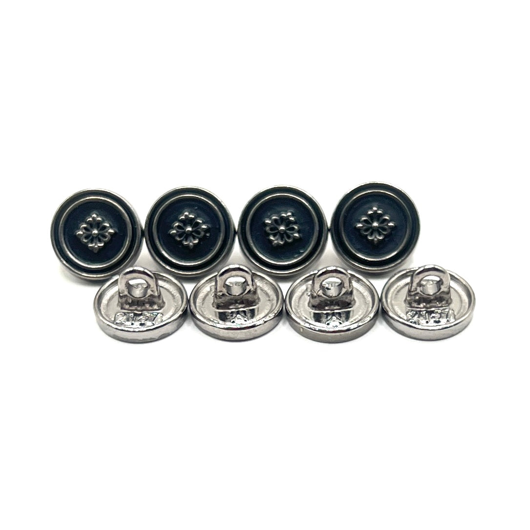 Floral Rosette Kurta Button