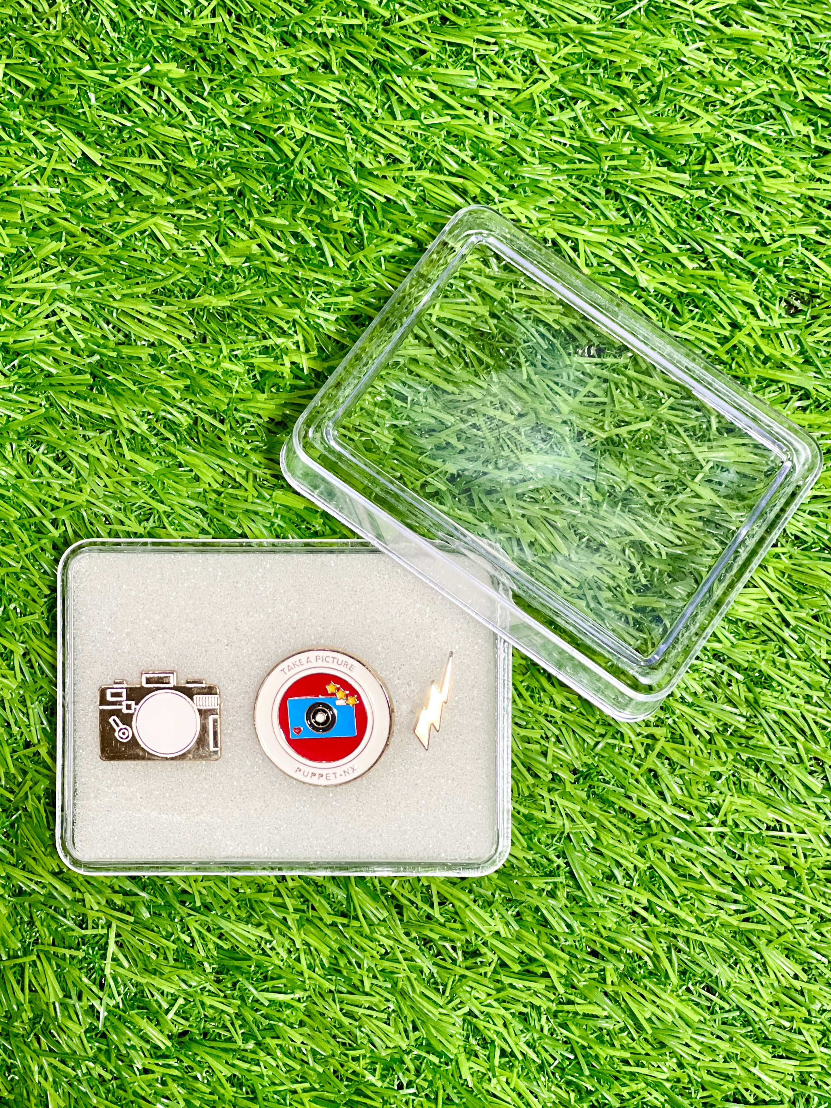 The Photographer Lapel Pin Gift Box - Set of 3
