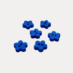 Colorful Wooden Flower Buttons