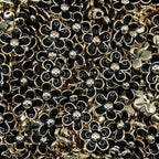 Floral Plastic Buton