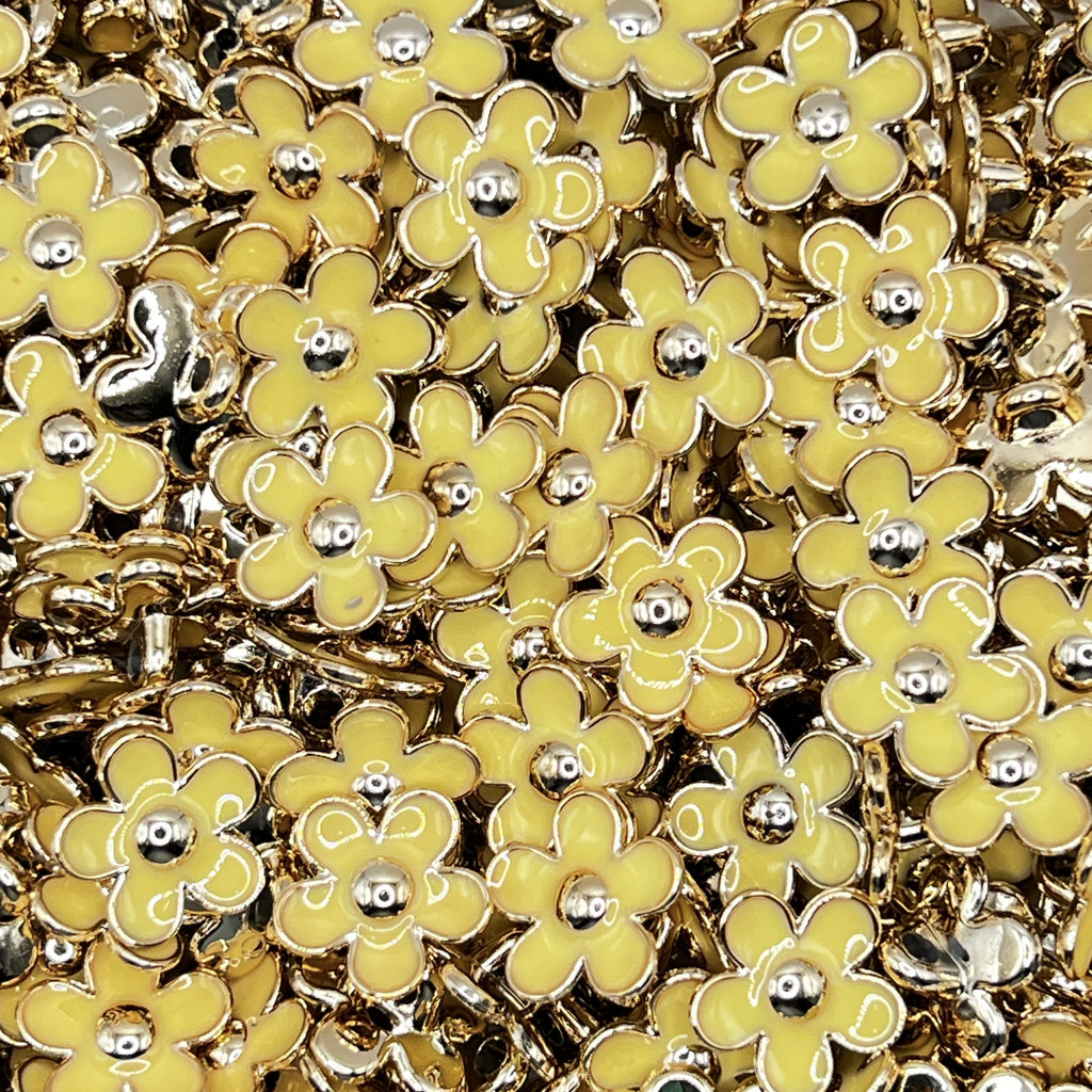 Floral Plastic Buton