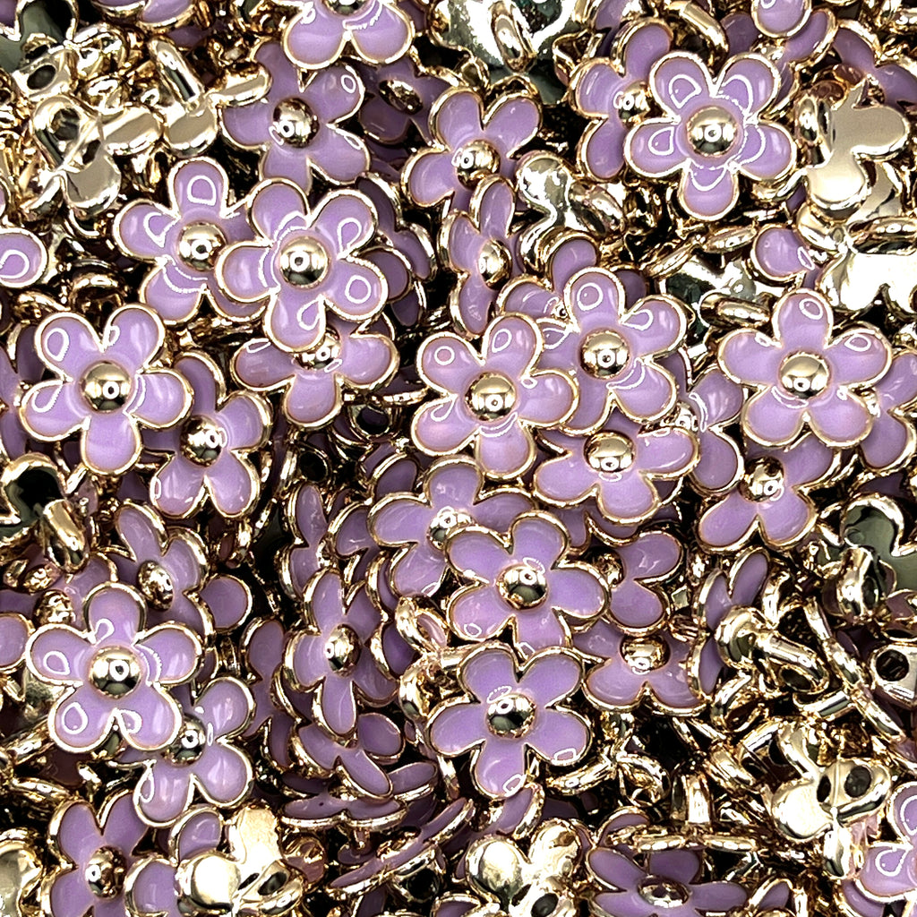 Floral Plastic Buton
