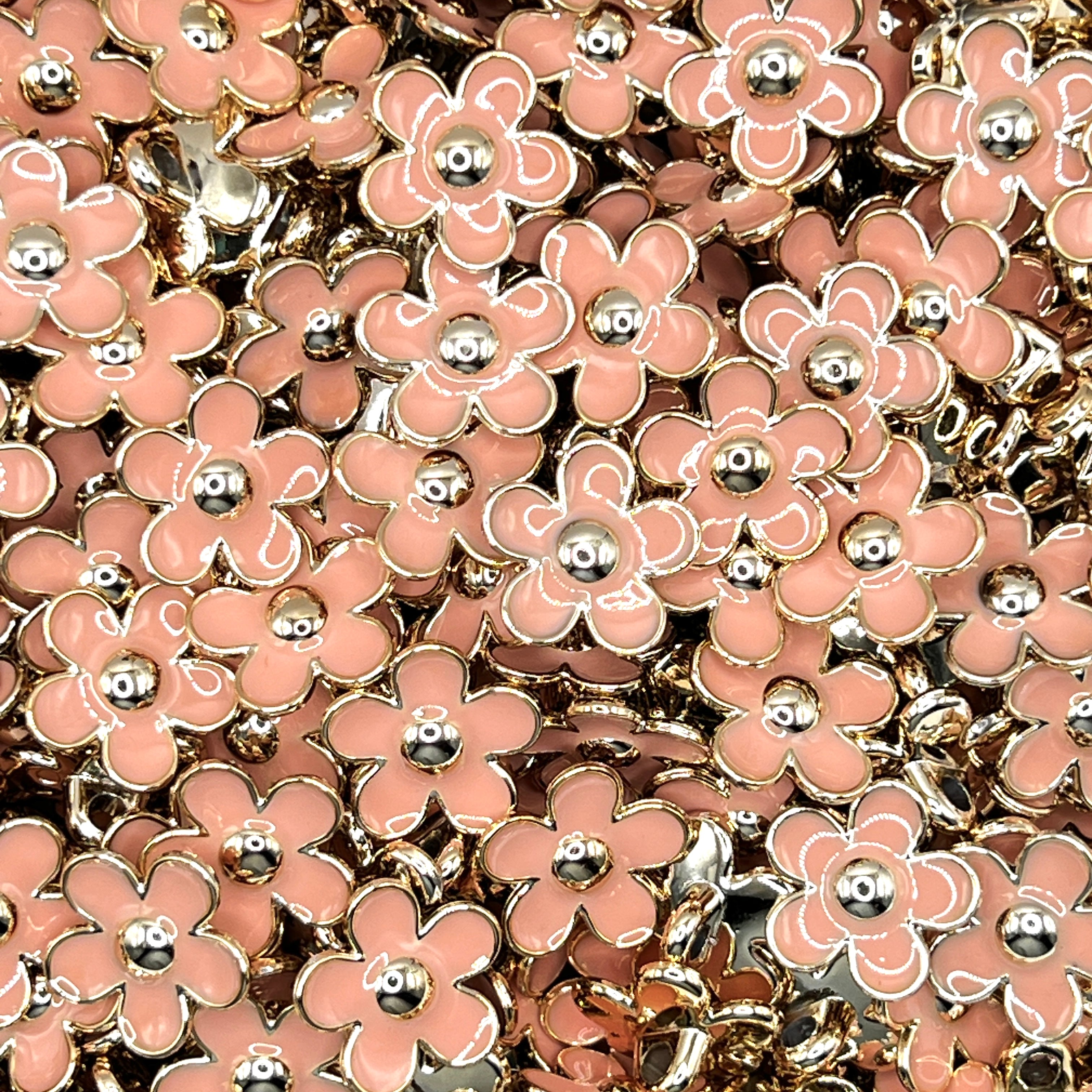 Floral Plastic Buton