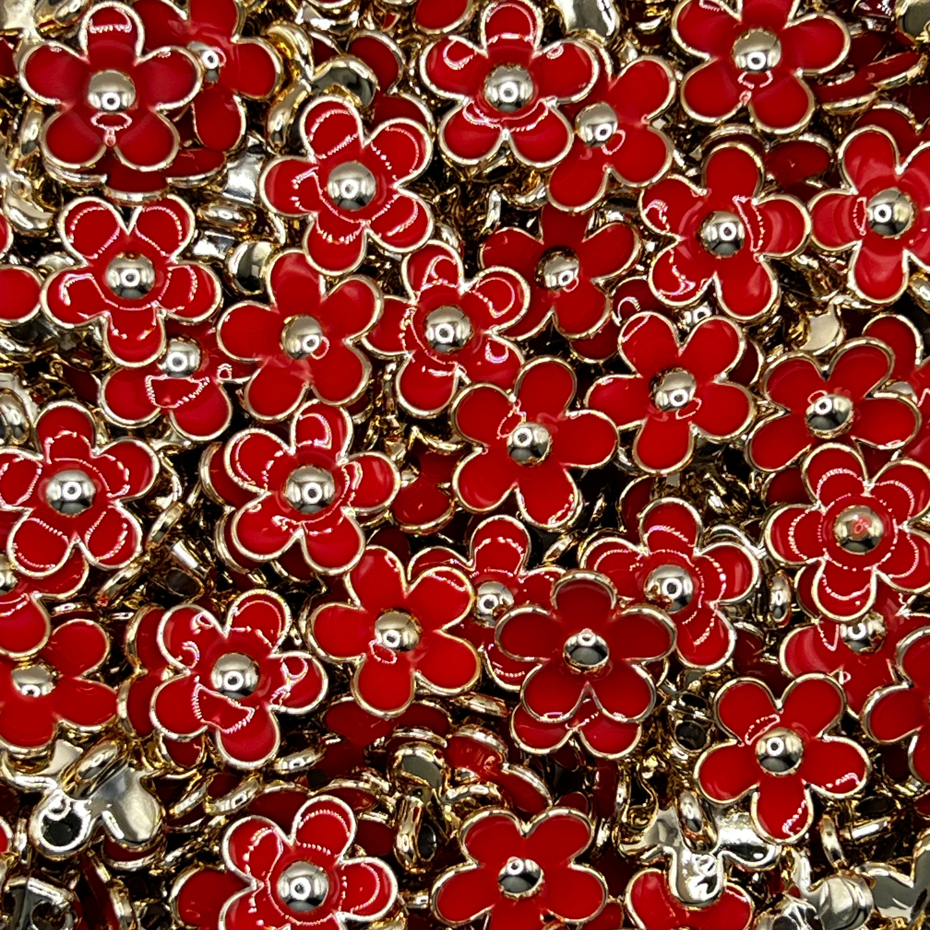 Floral Plastic Buton