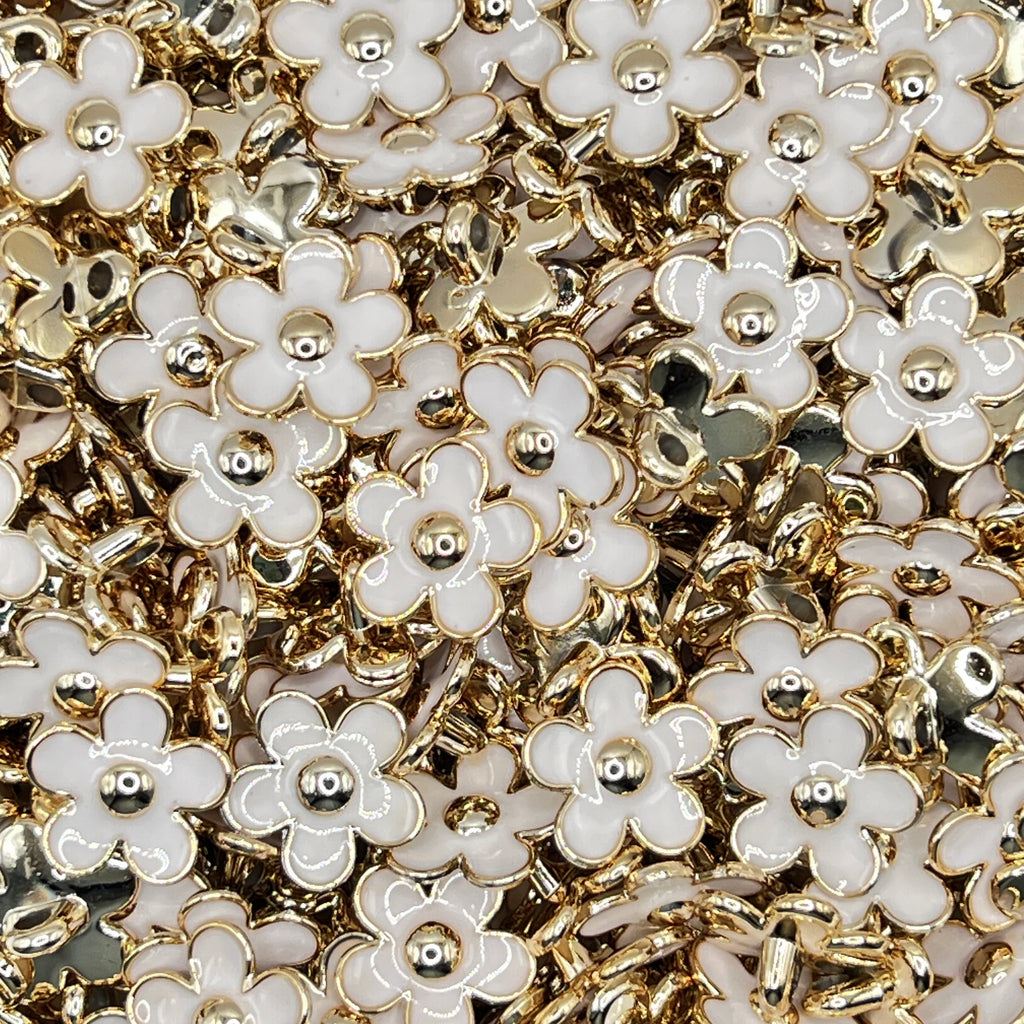 Floral Plastic Buton