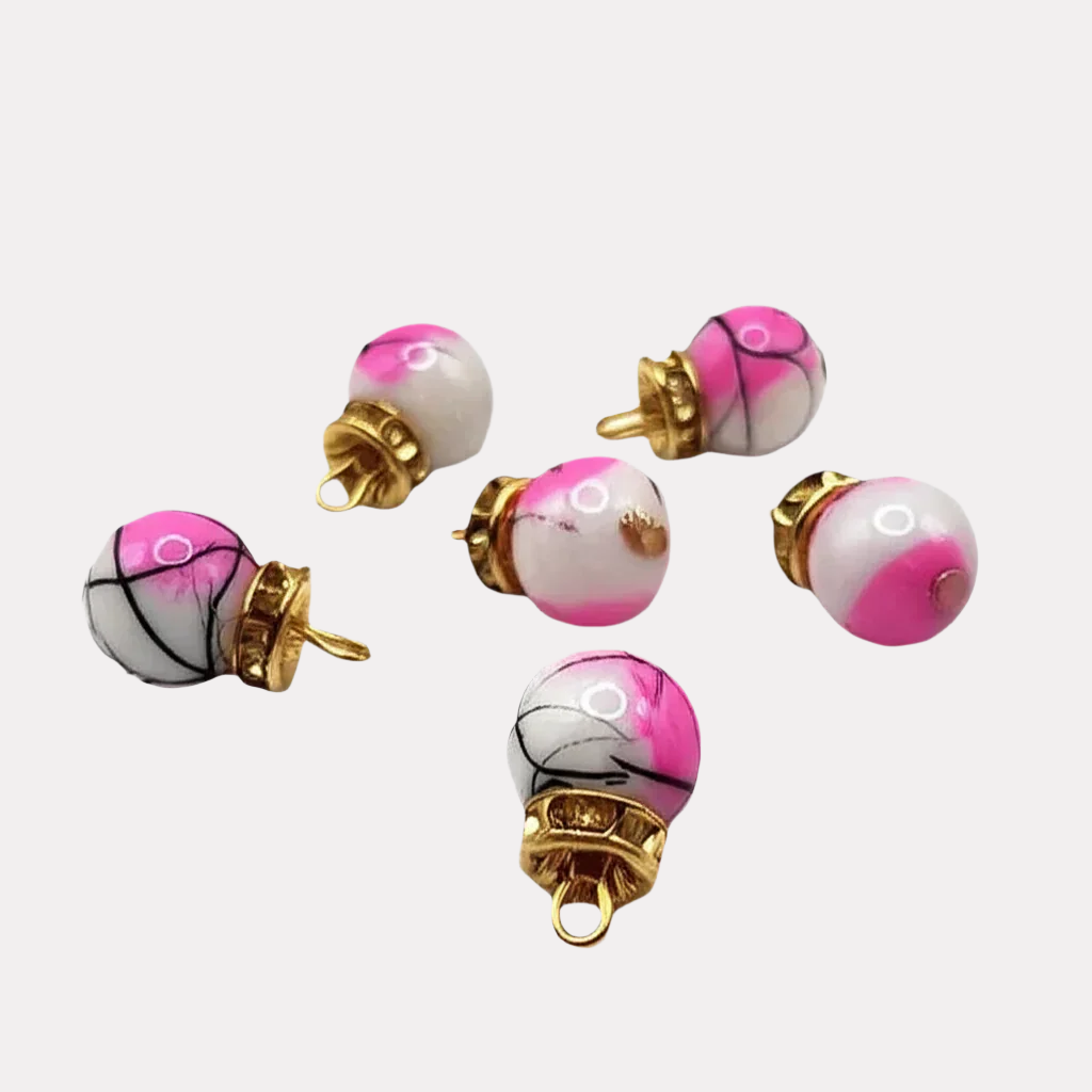 Baroque Marble Beads