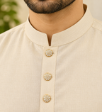 Imperial Weave Metal Kurta Button