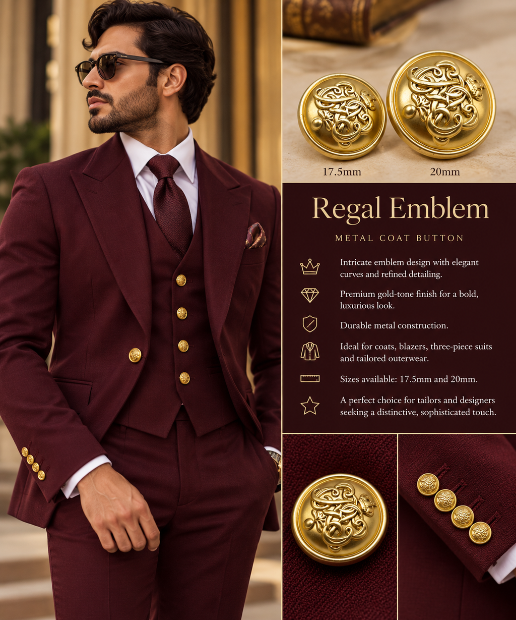 Regal Emblem | Coat Button