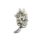 Festive Leaf Pin Gold