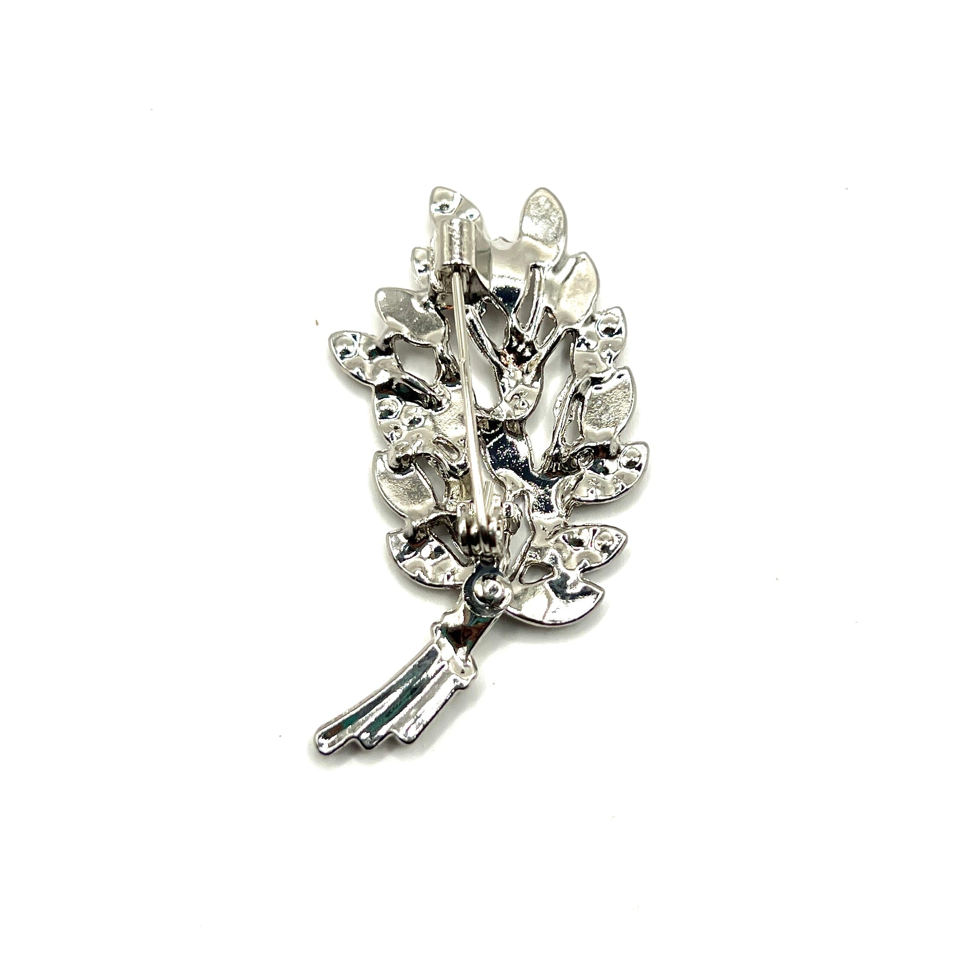 Festive Leaf Pin Gold