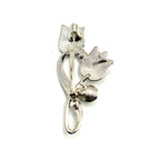 Crystal Bloom Tulip Pin