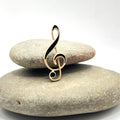 Elegant Treble Clef Pin