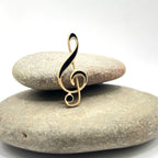 Elegant Treble Clef Pin