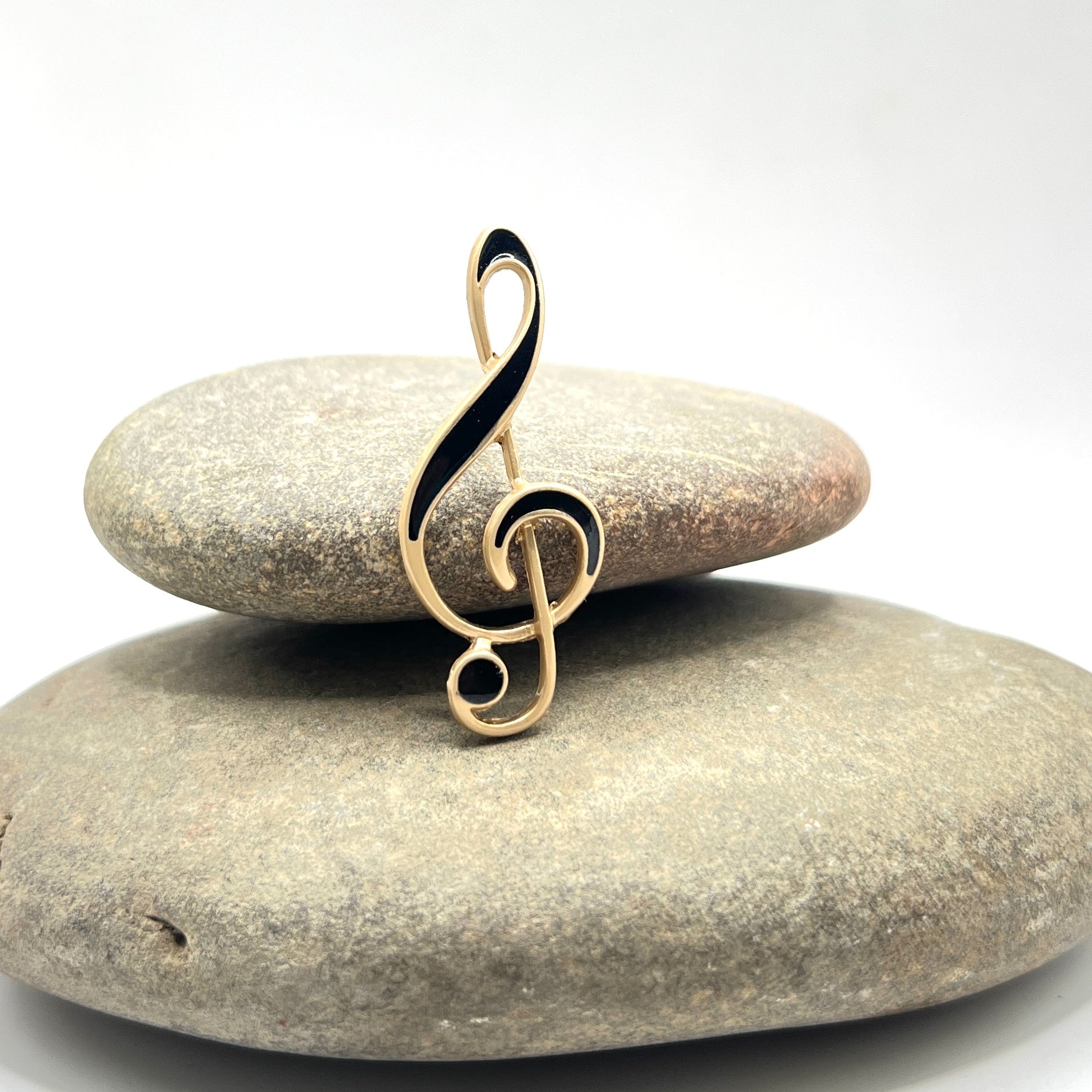 Elegant Treble Clef Pin