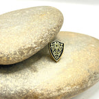 Bold Crest Shield Pin