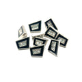 Crystal Frame Kurta Button