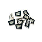 Crystal Frame Kurta Button
