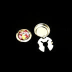 The Pink Terrazzo Button Cover