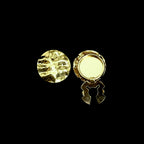 The Hammered Gold Button Cover