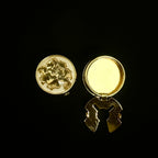 The Golden Floral Inlay Button Cover