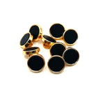 Gold Base Matt Top Kurta Button