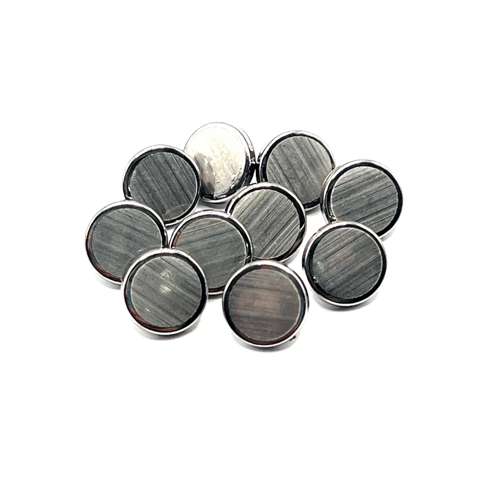 Gunmetal Granite Kurta Button
