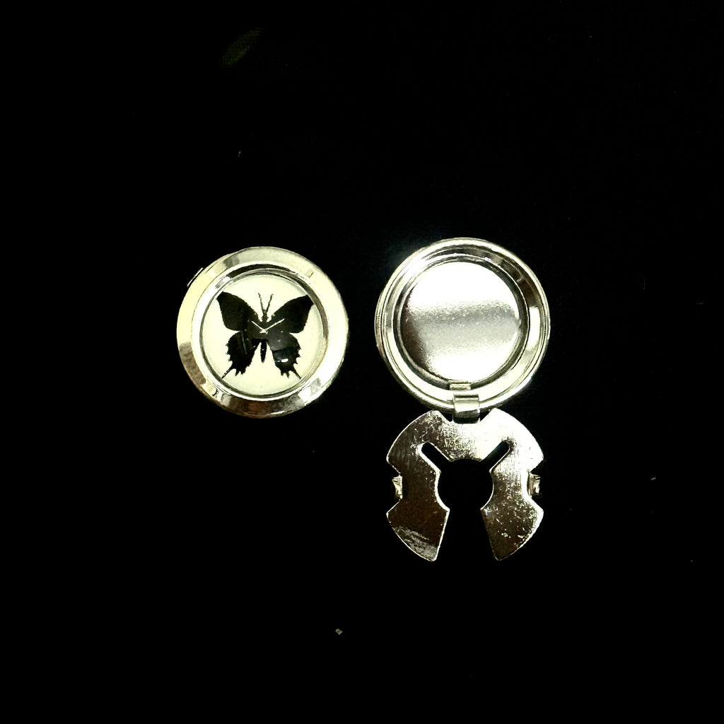 The Black Butterfly Button Cover