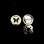 The Black Butterfly Button Cover