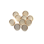 Matt Gold Chatai Kurta Button