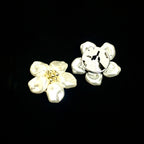 The Pearlized Flower Button Cover