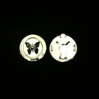 The Black Butterfly Button Cover