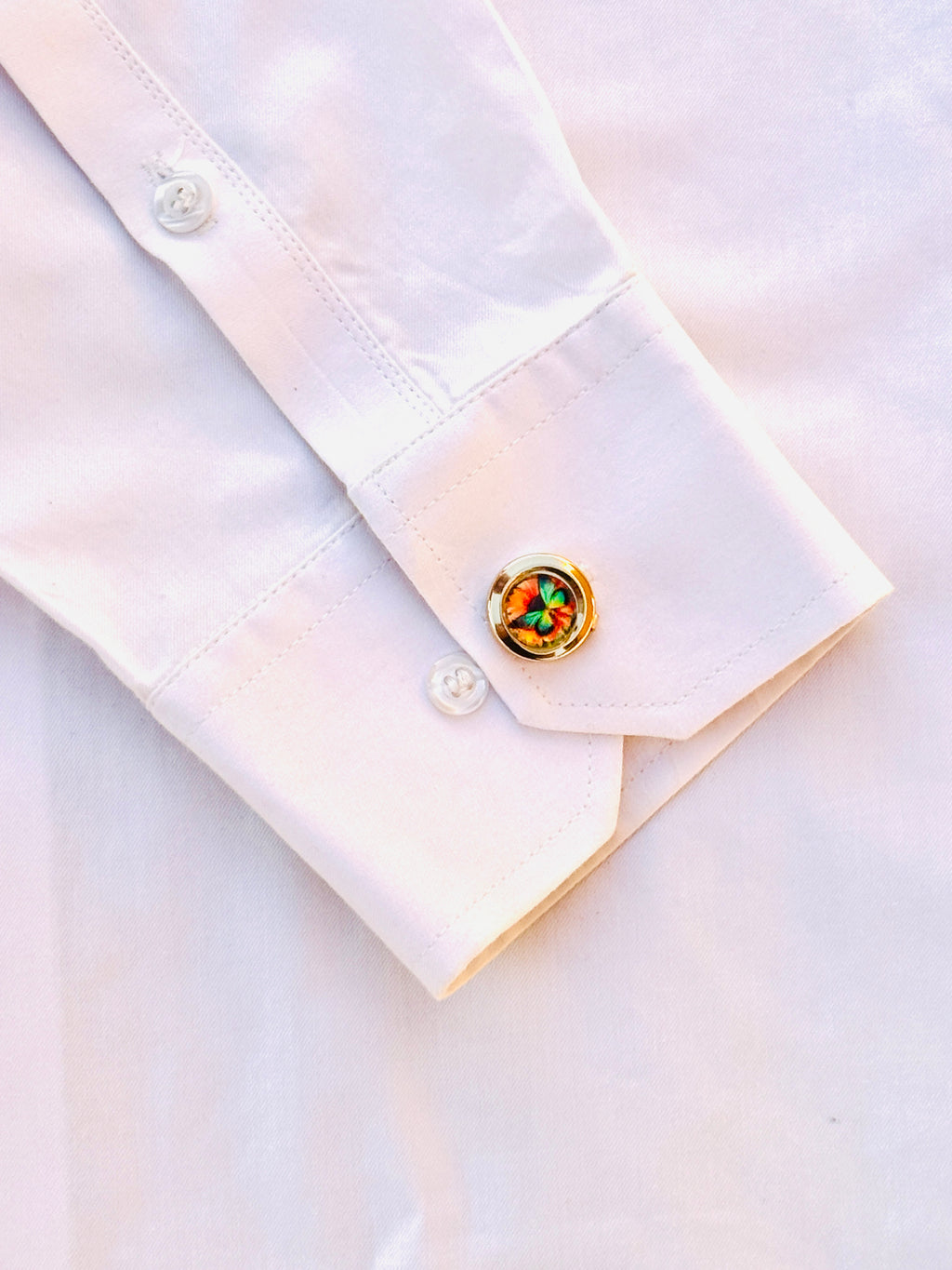 Vintage Butterfly Button Cover | Unisex